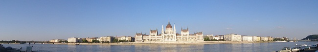 Photo sur le bâtiment du Parlement de Budapest